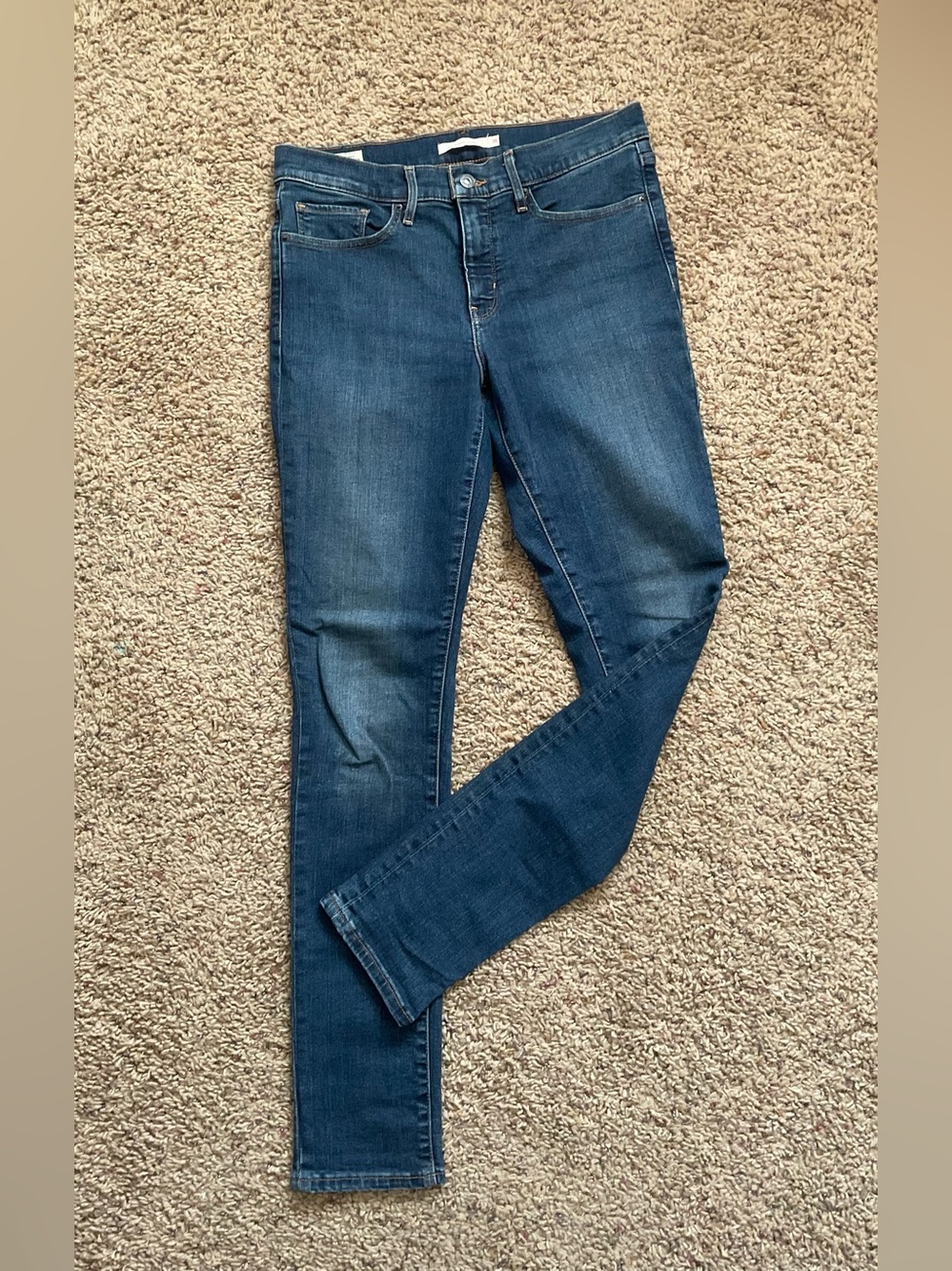 Levis 311 Shaping Skinny Jeans Womens 30 x 32 Med Wash Blue Stretch Denim